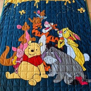 Disney Winnie the Pooh Character Quilt - Multicolor Weighted Blanket